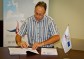Mr. Raitis Sijāts - signs the agreement