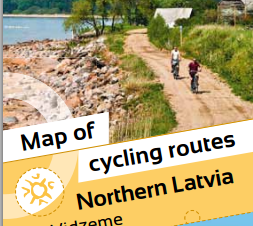 New Vidzeme (North Latvia) cycling maps in 8 languages, Vidzeme Tourism Association