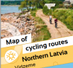 New Vidzeme (North Latvia) cycling maps in 8 languages, Vidzeme Tourism Association